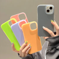 Rivel เคสโทรศัพท์แบบนิ่มที่เป็นซิลิโคนเหลวเจลลี่สำหรับ iPhone 14 Pro Max 13 Pro Max 12 Pro Max 11 Pro Max เคสใส่โทรศัพท์สีทึบด้วยกำมะหยี่ภายในฝาครอบโทรศัพท์