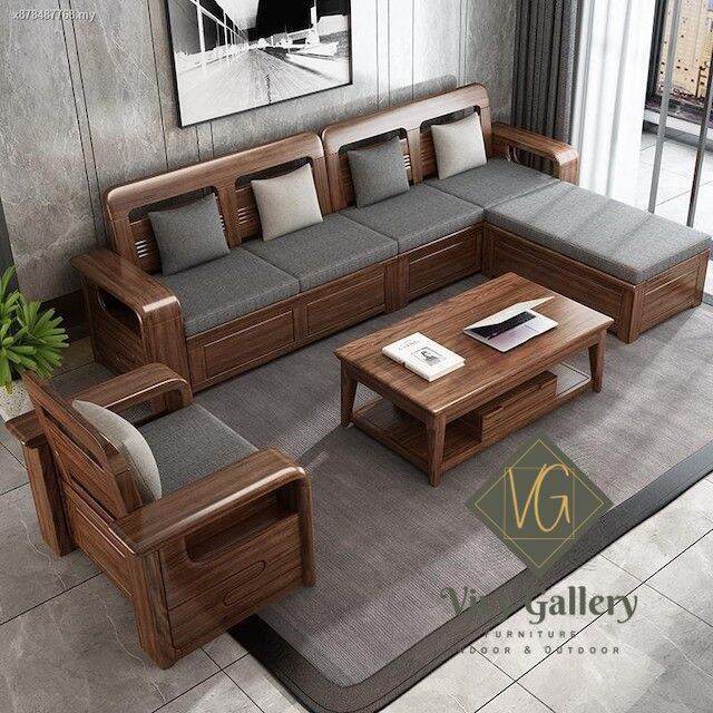 sofa bed minimalis jati Lazada Indonesia