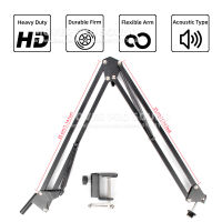 Desktop Suspension Scissor Boom Arm Mic Rack For SHURE MV7 MV 7 Recording Microphone Stand Table Desk Hang Tabletop Mount Holder