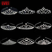 【CW】Cute Princess Tiaras and Crowns Crystal Headband For Girls Kid Bridal Prom Crown Wedding Party Accessiories Fashion Hair Jewelry