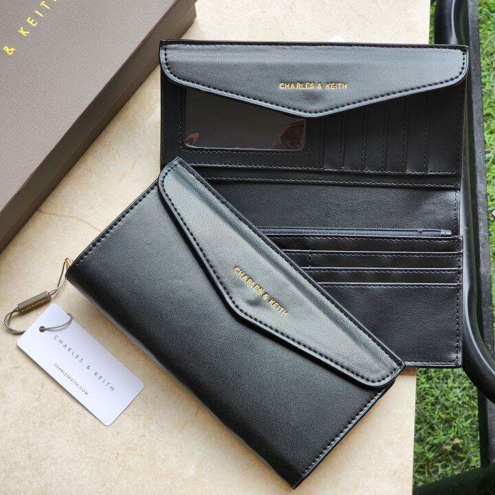 C.H.A.R.L.E.S and K.E.I.T.H Multifunctional Long Envelope Wallet Plain