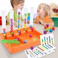 【YF】 Kids Montessori Rainbow Balls Sorting Educational Toys Test Tube Matching Game Number Color Math Toddler Learning Teaching aids