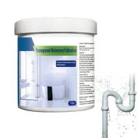Bathroom Transparent Waterproof Glue Transparent Repairing Adhesive Quick Drying Waterproof Insulating Sealant Transparent for Home Repair 3.5 Oz supple