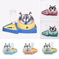 3 In 1 Bowl Automatic Feeder Dog Cat Food Pots With Water Dispenser Prevent Choking Slow Food Dog Cat Bowl s Supplies