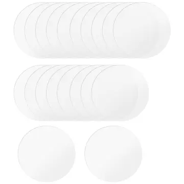 100 7/8 Clear Acrylic Circles, Clear Acrylic Discs, Plexiglass Circles,  Round Blanks, 1/4 Thick Rounds 