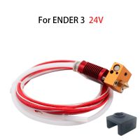 3D Printer Parts Assembled Extruder Hotend Kits Aluminum Heat Block Bowden PTFE Tubing for 3D Ender 3 Ender 3 Pro CR-10 12V 24V