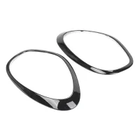 2 Piece Front Headlight Lamp Bezel Trim Car Accessories 51139801573 51139801574 for BMW MINI Cooper R60 2011-2016