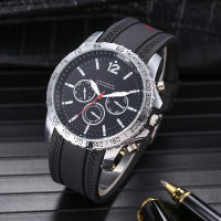 Famous Luxury Brand Watches for Men Popular Big Dial Male Watch Silicone Band Quartz Wristwatches Sports Clock Relogio Masculino