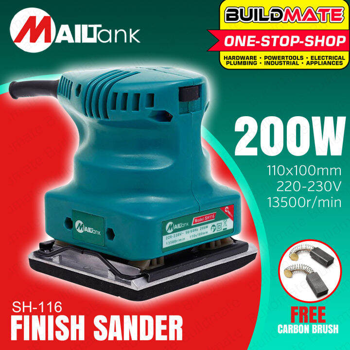 MAILTANK Electric Finish Palm Sander Sanding SH116 •BUILDMATE• Lazada PH