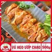 HỎA TỐC - HCM  Vú heo ướp chao sẵn ,tặng kèm sốt chấm chao  Hộp 500g  làm