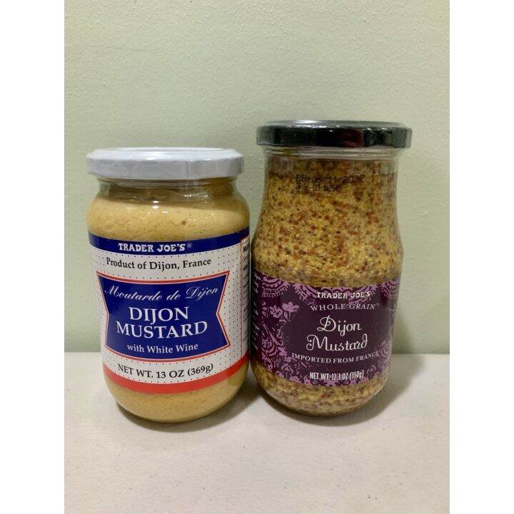 Trader Joe's Dijon Mustard (Whole Grain with White Wine) Lazada PH