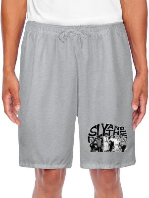 CGH Seven Sly And The Family Stone Mens Cargo Shorts With Pocket Ash