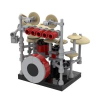 MOC-24121 Classic Creative Series Musical Instrument Drum Compatible with Lego Assembled Building Blocks Educational Toy Set