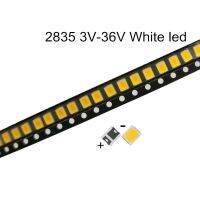 【♘COD Free Cas♘】 kougouxu ชิปขาว Led แบบ Smd 2835หลอดไฟ Led 0.5 W 3V 6V 9V 18V 60-70lm สว่างพิเศษ Smt 0.5 W พื้นผิวติดตั้ง Pcb 100ชิ้น