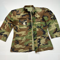 A053 เสื้อกระสอบวินเทจ แจ็คเก็ตทหาร Terry Manufacturing Military Camouflage Coat เสื้อทหาร เสื้อกระสอบ ลายพราง กระสอบทหาร ของแท้ งานเเท้US