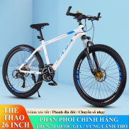 Xe đạp thể thao 26 inch JiaSa chính hãng giảm xóc tốt , phanh đĩa đôi