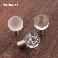 【CW】 Hot Luxury K9 Crystal Ball Bubble Handles Shoebox Cabinet Handles Closet Door Drawer Knobs Wardrobe Pulls Pullers With Screws