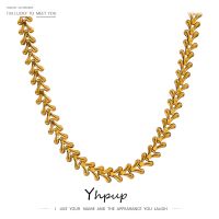 【CC】♤ Corinada Yhpup Texture Collar joyería acero inoxidable mujer