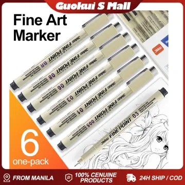 Pigment Liner Micron Pen, Neelde Drawing, Manga Pen, Brush Art