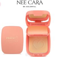 Nee Cara Peach Pressed Powder 6g นีคาร่า พีช เพรส พาวเดอร์ แป้งพัฟ คุมมัน N611 เบอร์ #22 (1 ชิ้น)