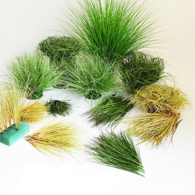Simulated Onion Grass Diy Pseudograss Garden Decoration  Plant Pot  Fairy Garden Miniatures Spine Supporters