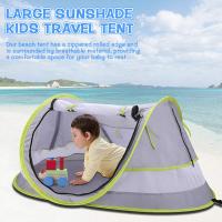 Childrens Beach Tent Cross-border New UV50+baby Tent Net Baby Multifunctional Bed Mosquito Mobile H1O3