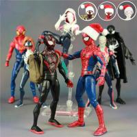 Morris8 Marvel Spider-Man Into The Spider Verse 7  Action Figure 2099 Peter Parker Miles Morales Homemade Gwen Silk Legends ZD Toys Doll