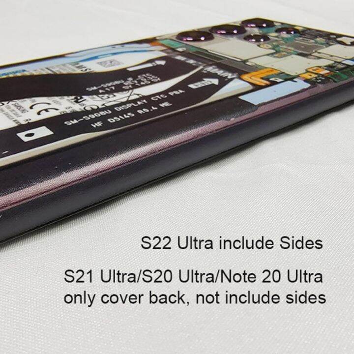 ฉีกลงผิวสำหรับ-samsung-galaxy-s22-s20อัลตร้า-s21-note-20อัลตร้าฝาหลังปกป้องหน้าจอเคสฟิล์มห่อลายพรางฟิล์มสติ๊กเกอร์