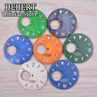 DEBERT Fits NH38 NH38A Watch Automatic Movement 29Mm Watch Hollow Dial Green Luminous Marks Watch Spare Parts