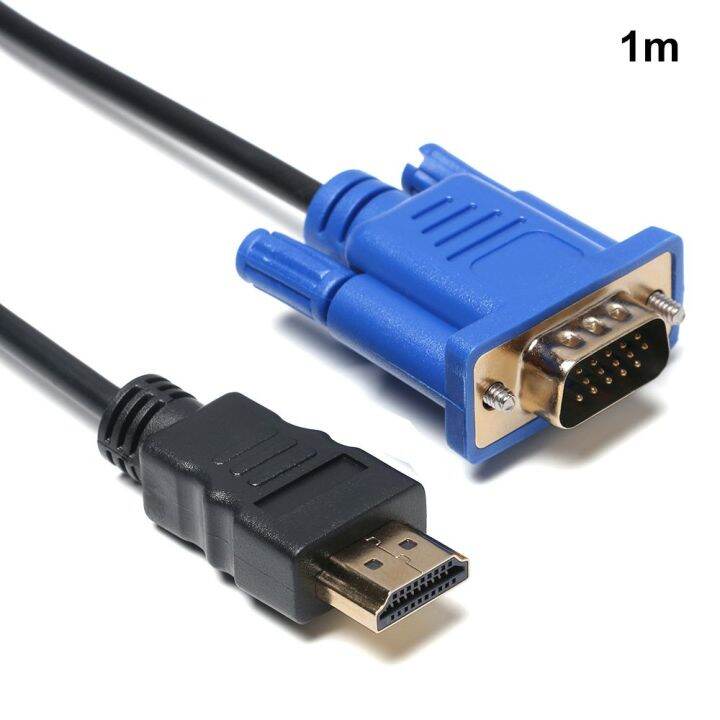 bngcv-หัวต่อ-hdmi-วิดีโอ1080p-ระดับมืออาชีพ1-5ม-เข้ากันได้กับตัวแปลง-vga-ตัวผู้ไปยังจอแสดงผลตัวผู้สายตัวแปลง-av