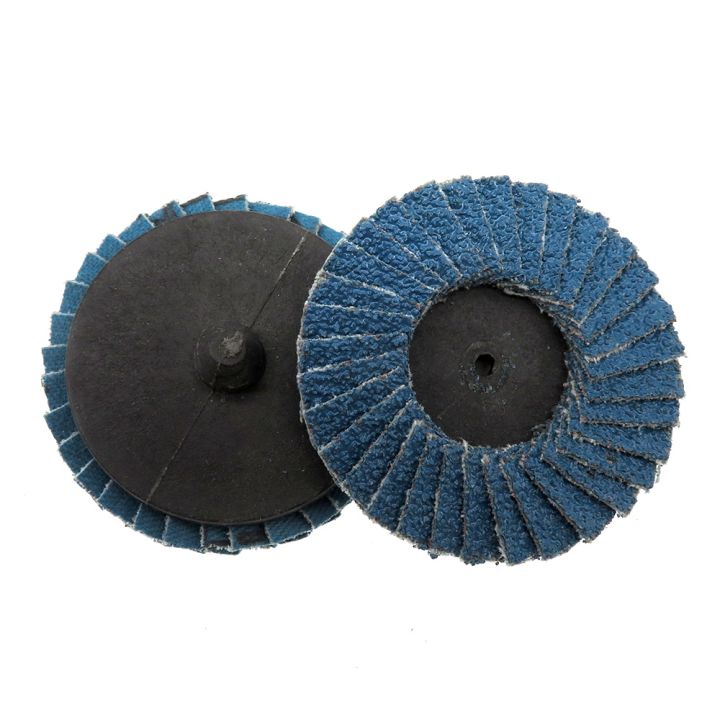 11pcs-flap-disc-2-50mm-sanding-disk-for-roll-lock-40-grit-abrasive-tools-fits-polishing-metal-iron-rust-removal