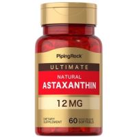 แท้จริงๆ พร้อมส่งมาก Astaxanthin 12 mg - แอสตร้าแซนทิน 12 มิลลิกรัม 60 softgels ของแท้ 100% ขายถูกมากๆๆๆ นำเข้าจากอเมริกา ไม่แท้คืนเงิน