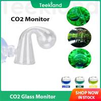 Teekland CO2แก้วตรวจสอบตัวบ่งชี้โซลูชั่นตรวจจับก๊าซคาร์บอนไดออกไซด์สำหรับพิพิธภัณฑ์สัตว์น้ำปลูกถังน้ำประเภทฟรี