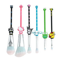 Sanrio ชุดแปรงแต่งหน้า Anime Hello Kuromi Melod Blush Eyebrow Lip Eye Shadow Brush Beauty Tool Girls Facial Tools Gift