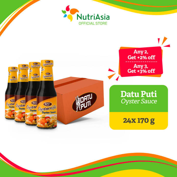 Datu Puti Oysterrific Oyster Sauce 170 g Bundle of 24 Lazada PH