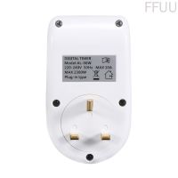 [ffuu]Timer Power Socket Automatic OnOff Digital Display Power Outlet Countdown Switch UK Plug