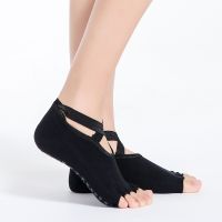 【YD】 Socks Cotton Anti-Slip Gym Breathable Back Pilates Sport Ankle Split Toe