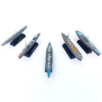 5Pcs Set 4D Aircraft Carrier Assembly Model WW2 Japanese Battleship Plastic Ship Model Kid Toy Gift