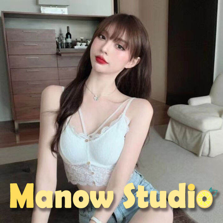 สายเดี่ยว-เสื้อกล้าม-บราสายเดี่ยว-สายเดี่ยวลูกไม้-2133-manow-studio