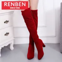 RENBEN cover for note high-heeled boots for women, boots large style European and America new model