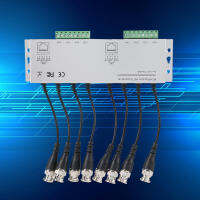 8CH HD BNC ชายไปยัง UTP สายเคเบิลตัวรับส่งสัญญาณอะแดปเตอร์ CCTV Passive Video Balun สำหรับระบบกล้อง