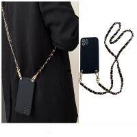 Luxury Crossbody Lanyard Necklace Leather Bracelet Chain Phone case for iphone 13 11 12 14 Pro Max XR X XS 7 8 plus Cover Strap