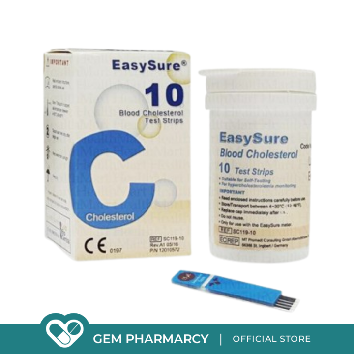 easysure cholesterol strips