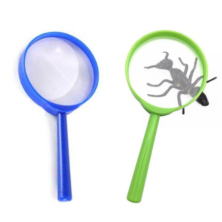 1PCS 60mm Children Magnifying Glass for Kids Handheld Magnifier for