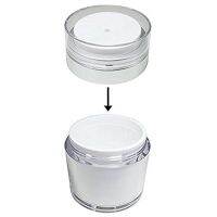 New Empty Airless Cosmetic Container Press to Take Cream Bottle - the Best Refillable Container for Creams, Gels &amp; Lotions