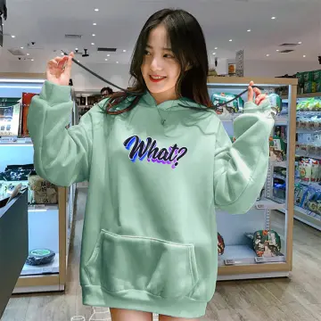 Sweater hoodie wanita on sale lazada