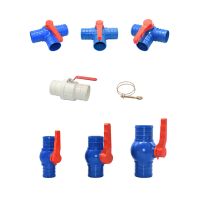 50/63/75/100mm Irrigation Water Tape Hose Connector Tee Straight Tap Ball Valve Water Pipe Fitting For Large Sprinkler