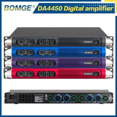 Digital Professional 6400Wx4 power amp 1U 4 channel audio high Power amplifier Home Theater Subwoofer DJ Stage Room Karaoke