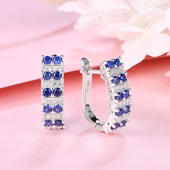 lab-created-blue-sapphire-clip-earrings-for-women-girl-real-925-sterling-silver-created-sapphire-earrings-for-wedding-party