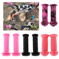 1 Pair Bicycle Handlebar Grips Children Bike Tricycle Scooter Anti Slip Rubber Hand Grips Comfortable &amp; Durable Handlebars